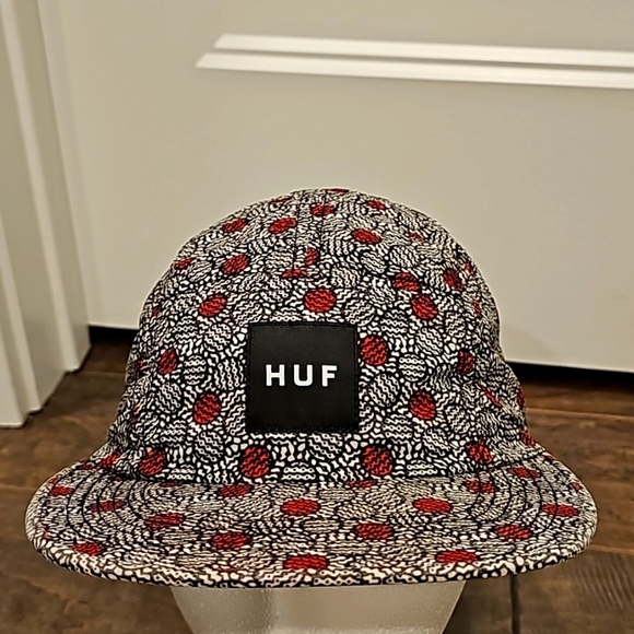 HUF Accessories - HUF X Liberty Achilles Volley 5 Panel Black Cap